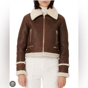 Maje Shearling Jacket